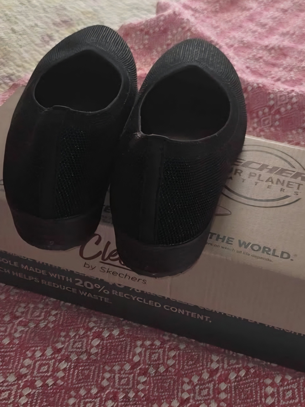 Skechers Cleo Women's Black Ballet Flats Air-Cooled Memory Foam Size 8 - Picture 5 of 7